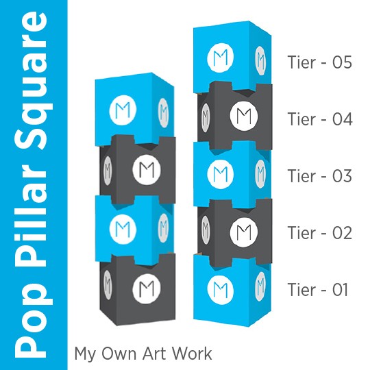Pop Pillar Square - Supplied Artwork