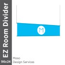 96x24 - EZ Room Divider - Design Services
