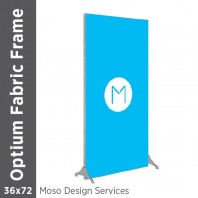 36x72 - Optium Fabric Frame - Standing - D/S - Design Services