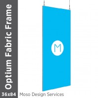 36x84 - Optium Fabric Frame - Hanging - D/S - Design Services