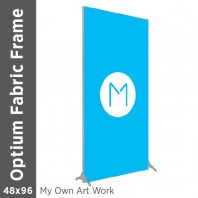 48x96 - Optium Fabric Frame - Standing - D/S - Supplied Artwork