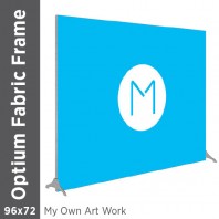 96x72 - Optium Fabric Frame - Standing - D/S - Supplied Artwork