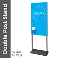 Double Post Stand - Supplied Artwork