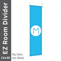 24x96 - EZ Room Divider - Supplied Artwork