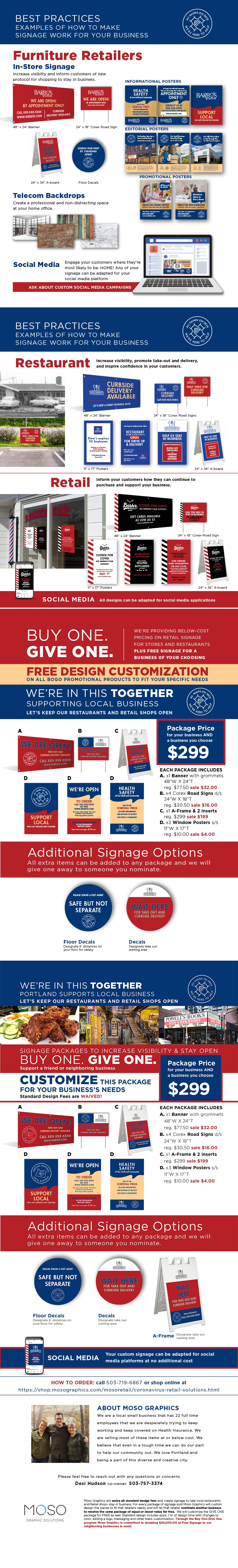 Examples of how to make signage work for your business
