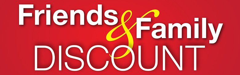 Friends & Family Discount - Banner - 96x30