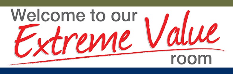 Welcome To Our Extreme Value Room - Banner - 192x60