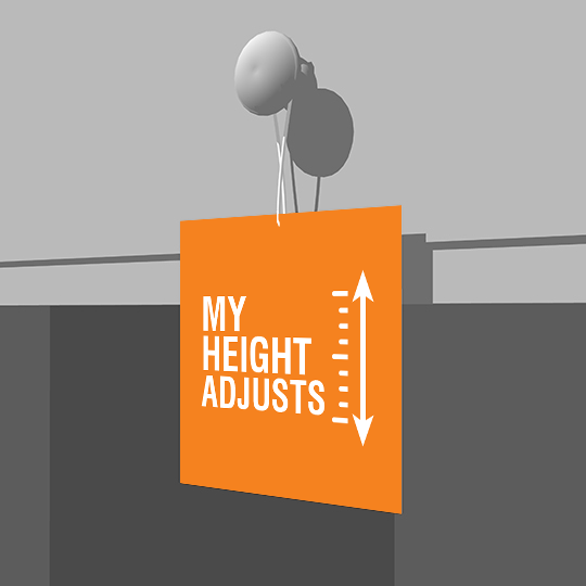 My Height Adjusts - Hang Tag - 5x5 - D/S