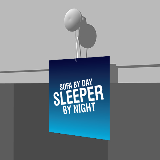 Sofa by Day Sleeper by Night - Hang Tag - 5x5 - D/S