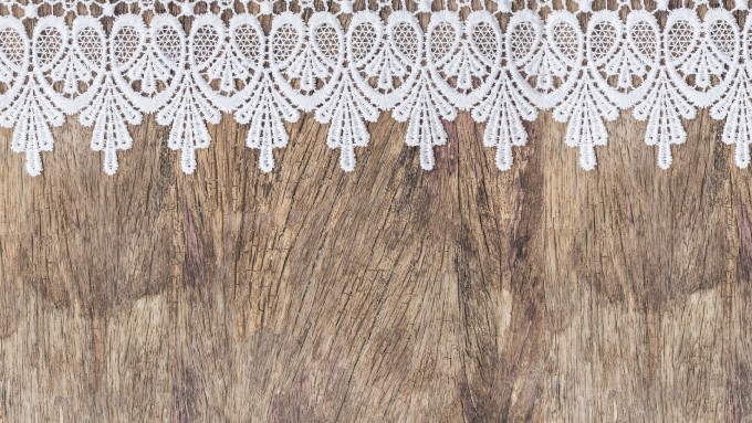 Heirloom Wood and Lace - Wall Mural