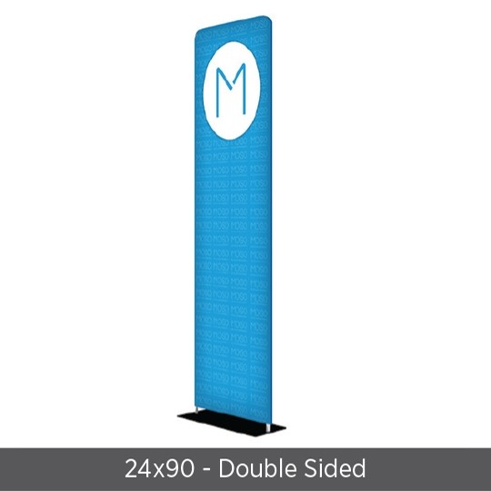 24x90 - Portable Fabric Wall - Double Sided