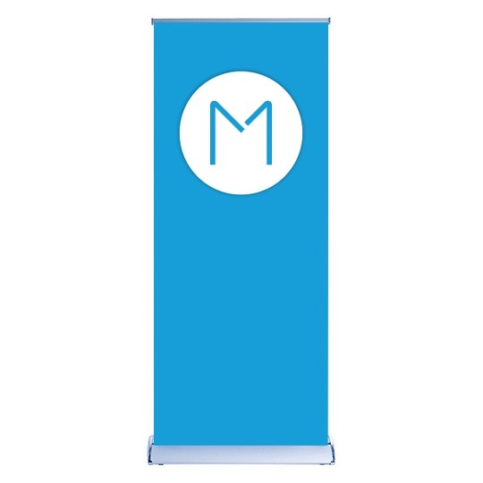 33.5x92- Single Sided - Retractable Banner Stand - Modern
