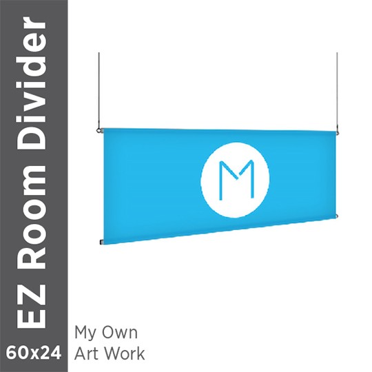 60x24 - EZ Room Divider - Supplied Artwork