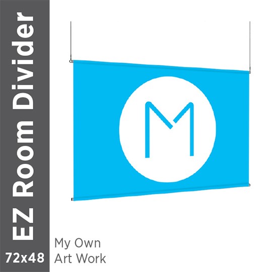 72x48 - EZ Room Divider - Supplied Artwork