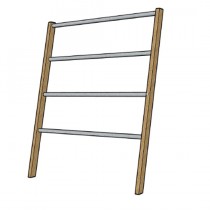 4 Rung Display Ladder