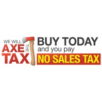 We Will Axe The Tax - Banner - 96x30