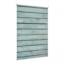 Blue Horizontal Wood - EZ Room Divider - 60x96 - D/S