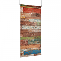 Multicolored Wood - EZ Room Divider - 30x72 - D/S