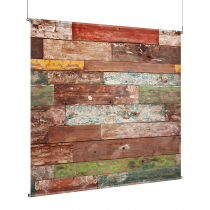 Multicolored Wood - EZ Room Divider - 60x60 - D/S