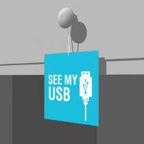 See My USB - Hang Tag - 5x5 - D/S