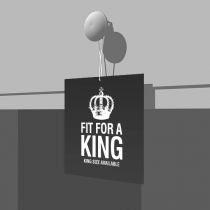 Fit for a King - Hang Tag - 5x5 - D/S