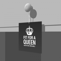 Fit for a Queen - Hang Tag - 5x5 - D/S