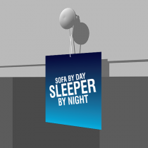 Sofa by Day Sleeper by Night - Hang Tag - 5x5 - D/S
