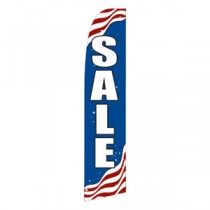 Sale - Red White and Blue - Moso Sail - 30x138
