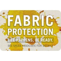 Fabric Protection - Seat Back Decal - 9x6