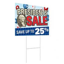 Presidents' Sale - Road Sign - 24x18