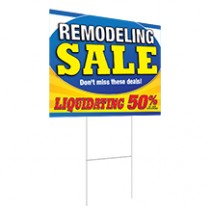 Remodeling Sale - Road Sign - 24x18