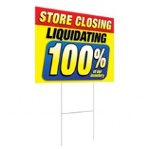 Store Closing - Road Sign - 24x18