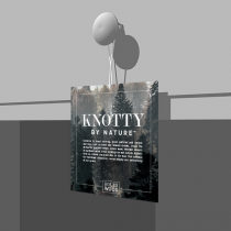 Knotty by Nature - Hang Tag - 5x5 - D/S