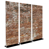 Industrial Brick - Bella - 30x84 Triptych - D/S