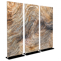 Weathered Wood - Bella - 30x84 Triptych - D/S