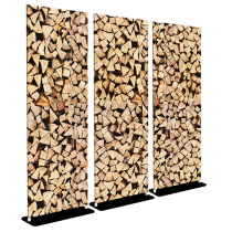 Firewood Pile - Bella - 30x84 Triptych - D/S