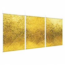 Golden Tiles - EZ Room Divider - 60x96 Triptych - D/S
