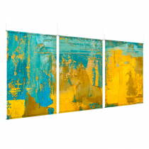 Pop Art - EZ Room Divider - 60x96 Triptych - D/S
