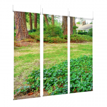 Backyard - EZ Room Divider - 30x96 Triptych - D/S