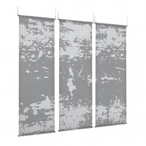 Chipped Paint - EZ Room Divider - 30x96 Triptych - D/S