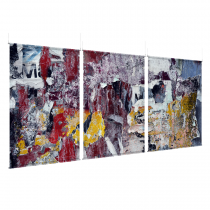 Paint Drips - EZ Room Divider - 60x96 Triptych - D/S