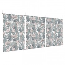 Flamingos - EZ Room Divider - 60x96 Triptych - D/S