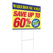 Warehouse Sale - Road Sign - 24x18