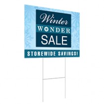 Winter Wonder Sale - Road Sign - 24x18