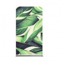 48x90 - Floor Standing - Graphic & Hardware - D/S - Spring Leaves