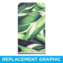 48x90 - Floor Standing - Replacement Graphic - D/S - Spring Leaves