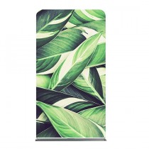 60x114 - Floor Standing - Graphic & Hardware - D/S - Spring Leaves