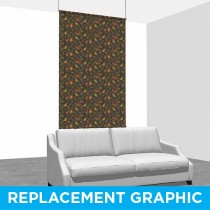 60x120 - Ceiling Mounted - Replacement Graphic - D/S - Fall Leaves
