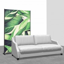 60x96 - Floor Standing - Graphic & Hardware - D/S - Spring Leaves