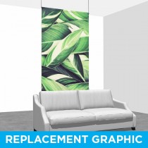 60x120 - Ceiling Mounted - Replacement Graphic - D/S - Spring Leaves